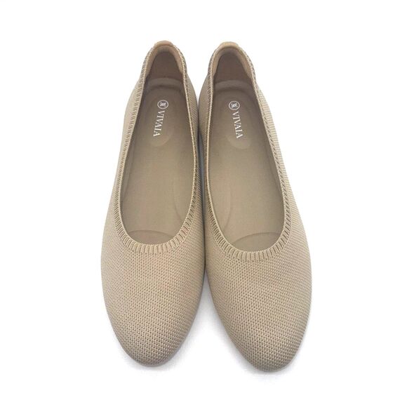 Vivaia Almond Toe Ballet Flat - Almond 41.5/10.5-11 - Picture 5 of 8